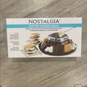 Nostalgia S'mores Maker with Stainless Steel Top